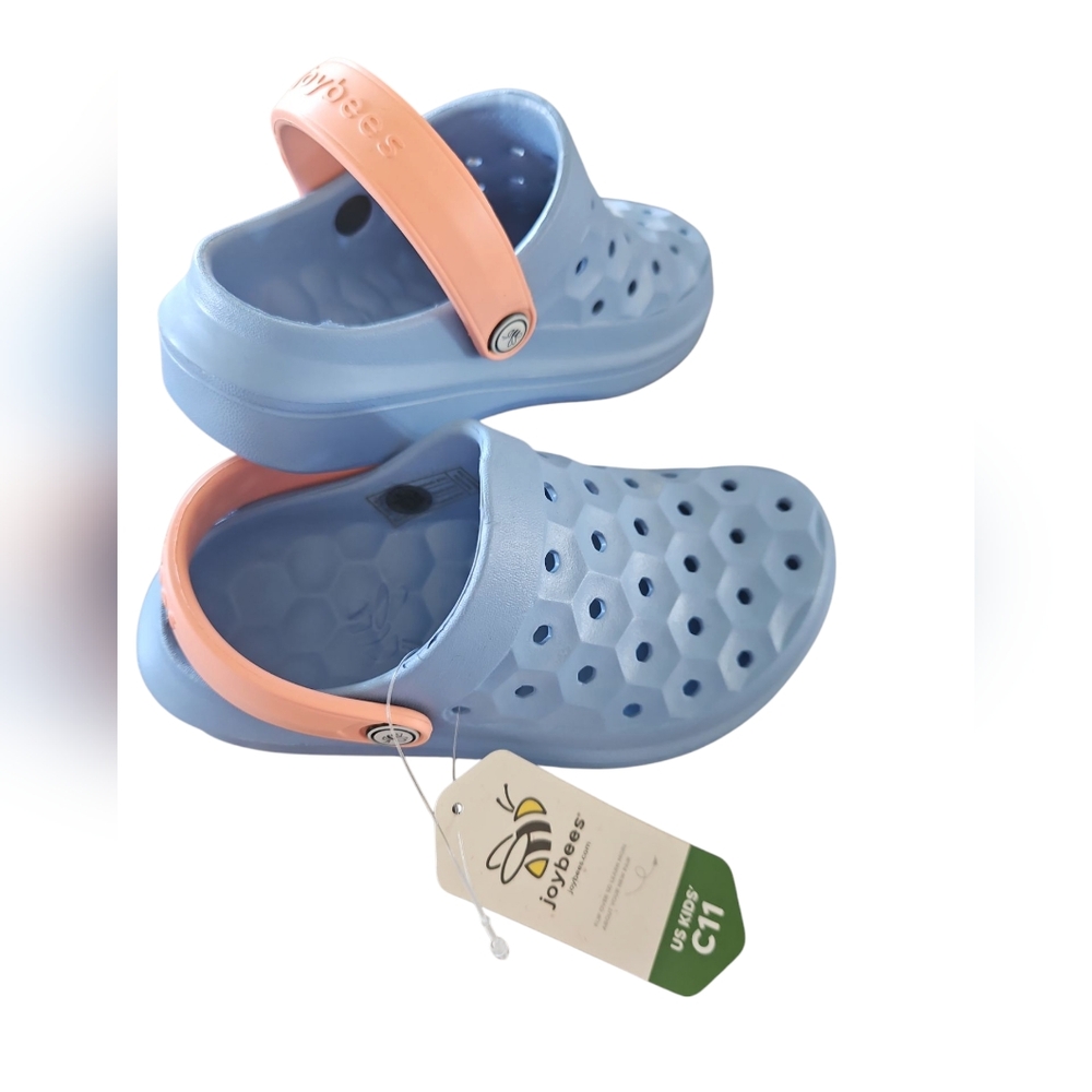Joybees Size 11 New Kids Blue and Pink Clogs Water‎ Shoes